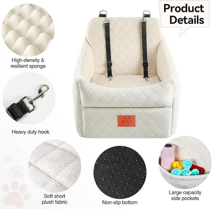 Premium Dog Travel Seat for Small & Medium Pets