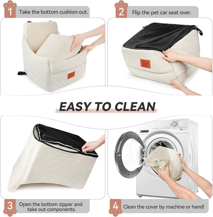 Premium Dog Travel Seat for Small & Medium Pets