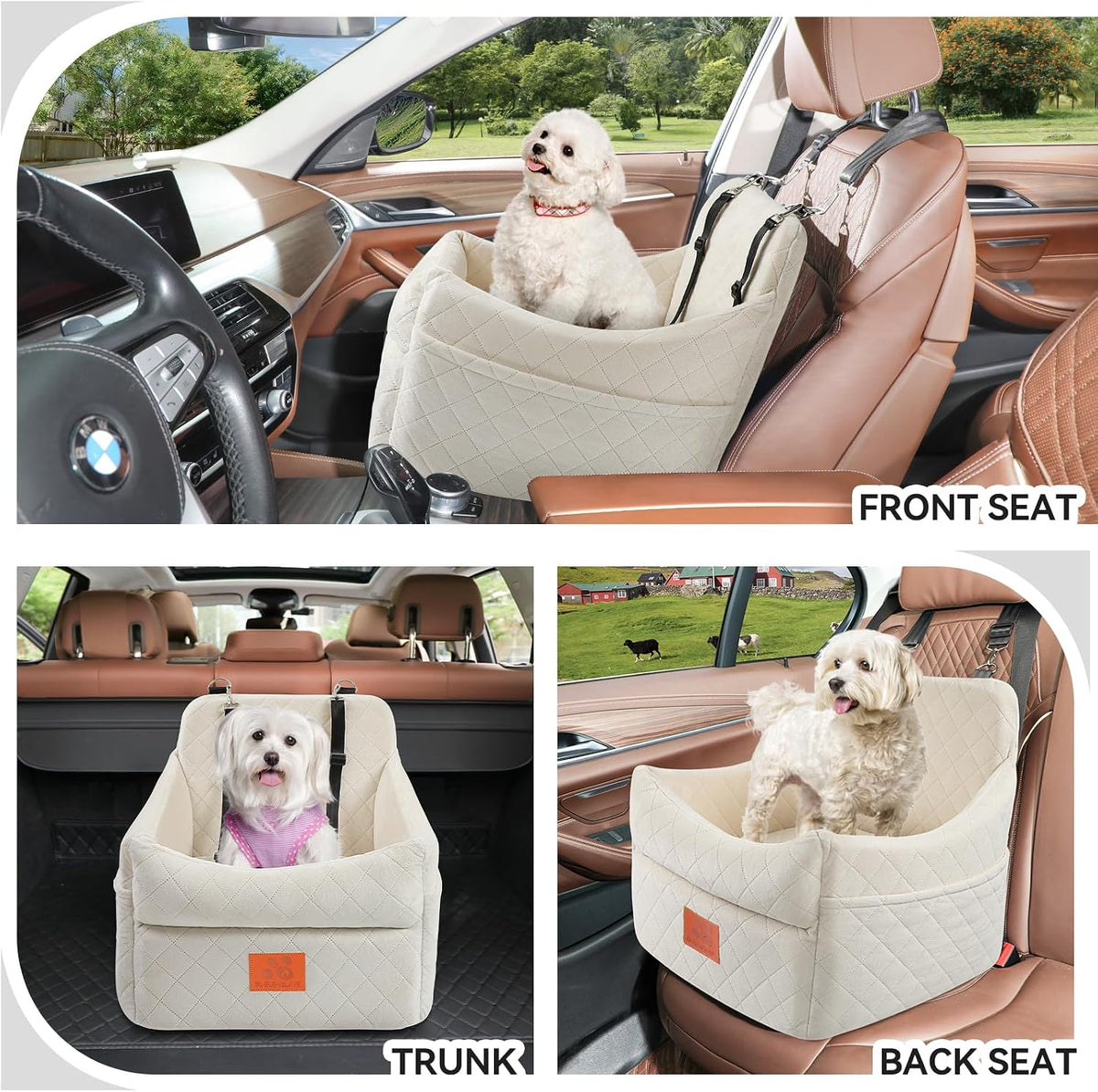 Premium Dog Travel Seat for Small & Medium Pets