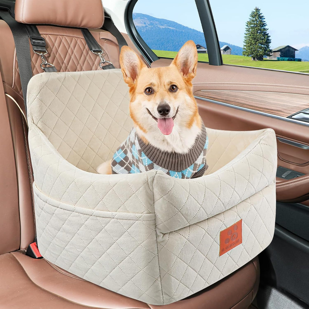 Premium Dog Travel Seat for Small & Medium Pets