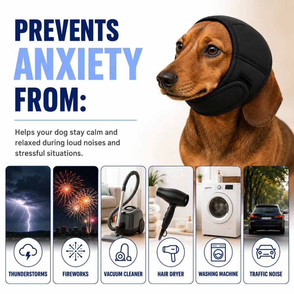 Calming Noise-Canceling Dog Ear Muffs